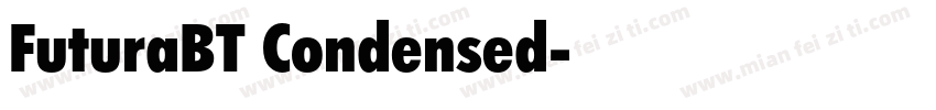 FuturaBT Condensed字体转换